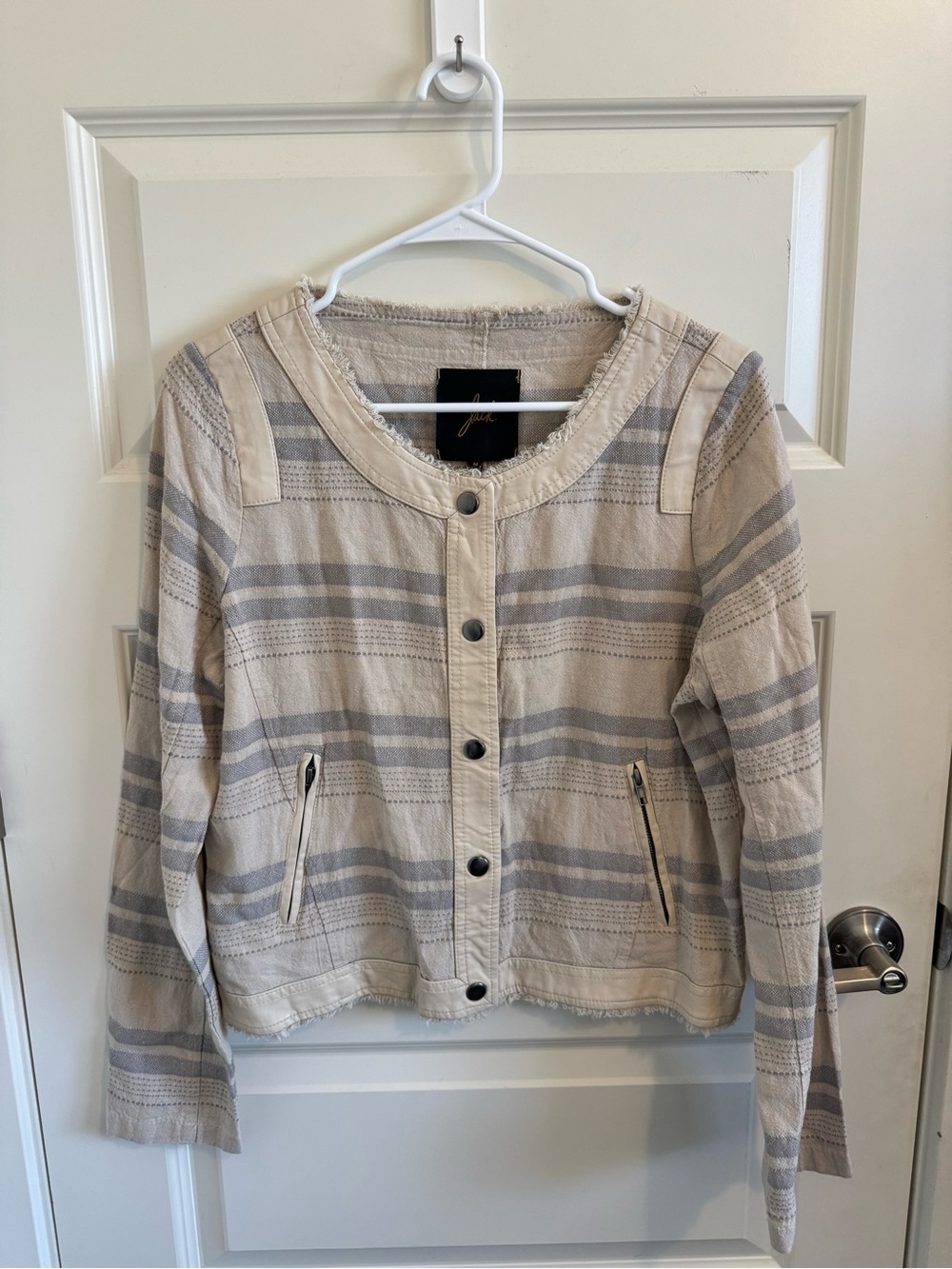 Jack Linen Snap Button Women’s Jacket
